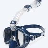 Watery fullface dykkermaske til voksne - Pearl - Mørkeblå